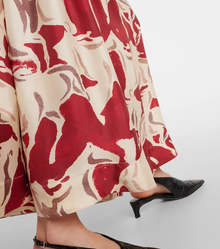 Altuzarra Felicia printed silk maxi dress