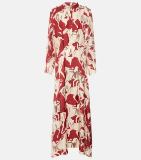 Altuzarra Felicia printed silk maxi dress