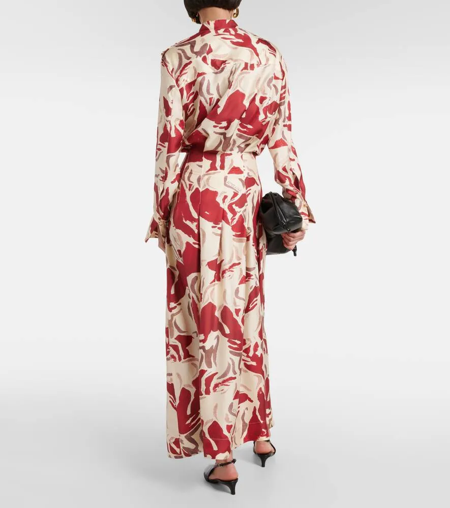 Altuzarra Felicia printed silk maxi dress