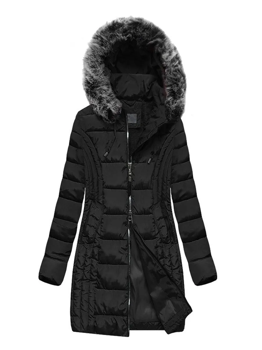 Autumn Winter Hooded Windproof Warm Coat
