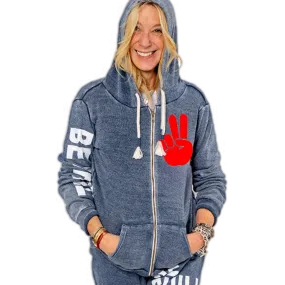 Be Chill Zip Up Hoodie