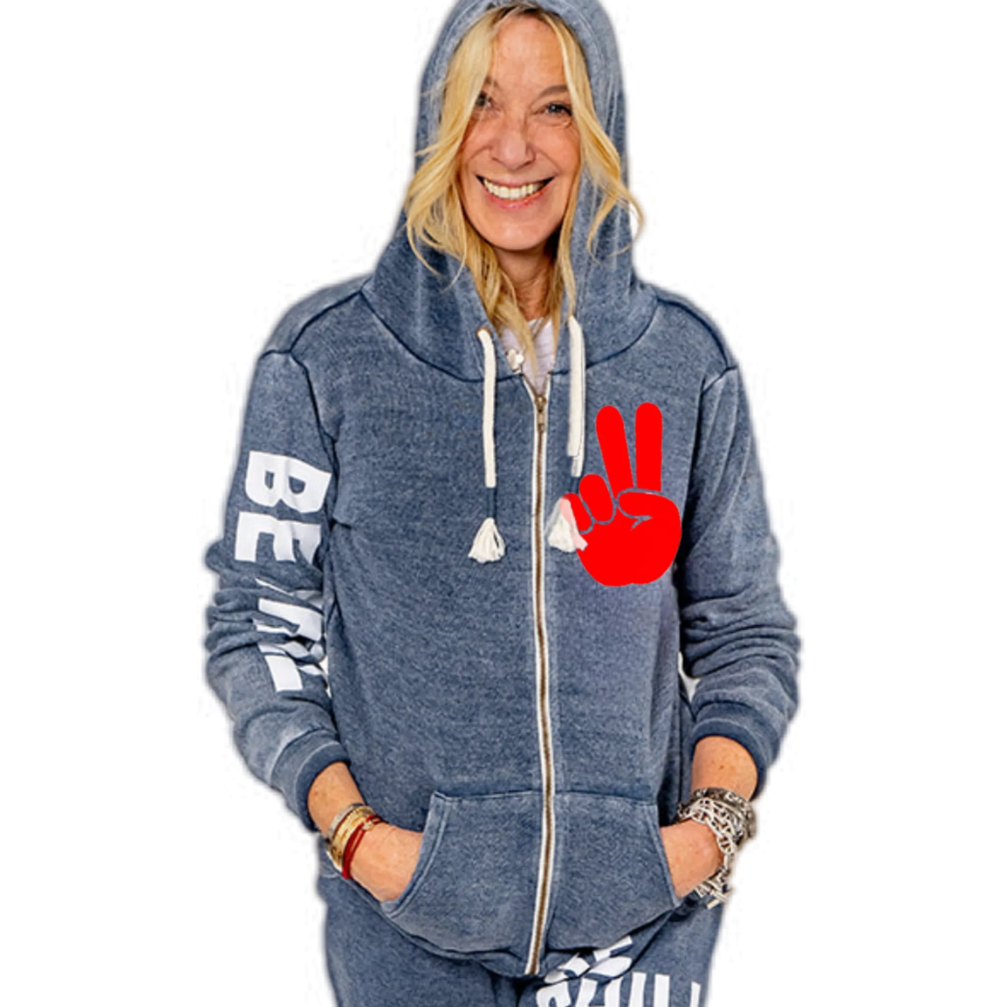 Be Chill Zip Up Hoodie