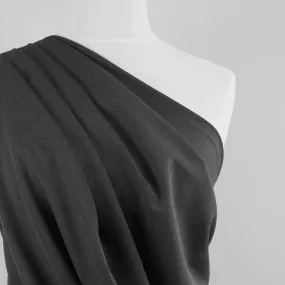 Bloomsbury - Grey Mix Crepe Stretch Woven Suiting Fabric