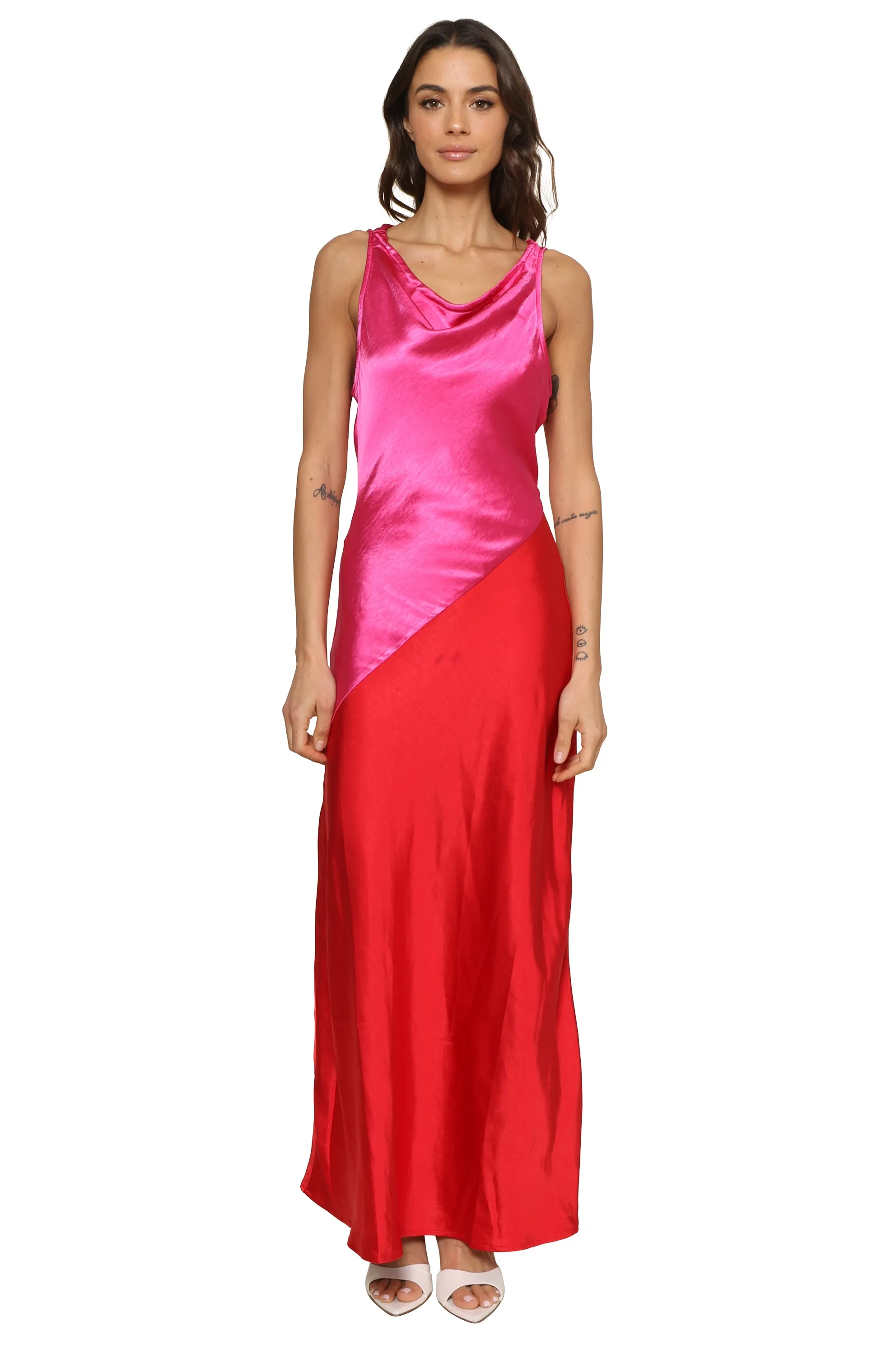 Brayden Color Block Maxi Dress