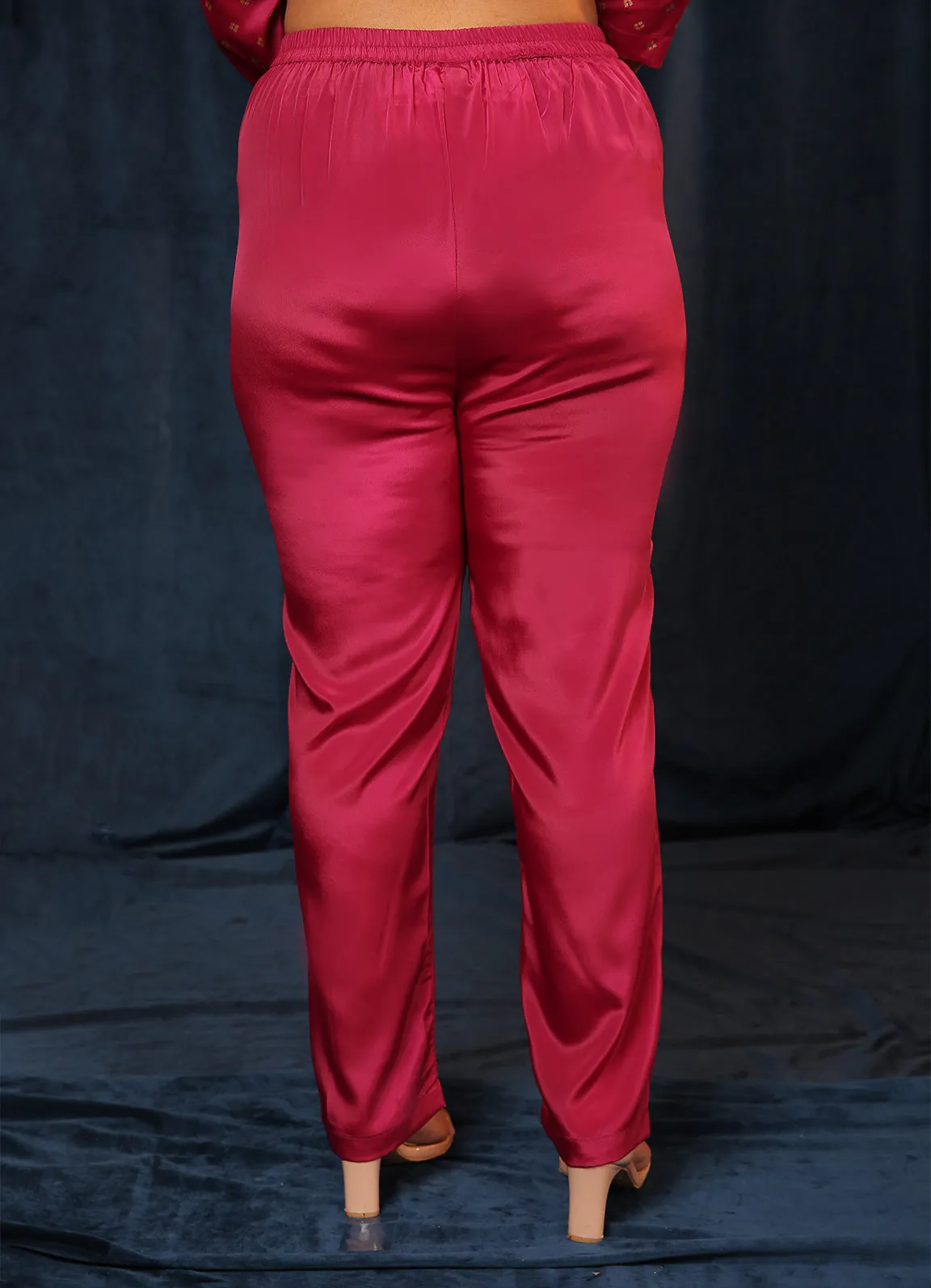 BTS Plum Straight Pants