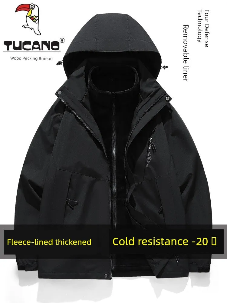 Coats / Jackets: by Tucano. 3-in-1 Jacket. Men and Women Sizes. Autumn and Winter Fleece-lined. Thick Jacket