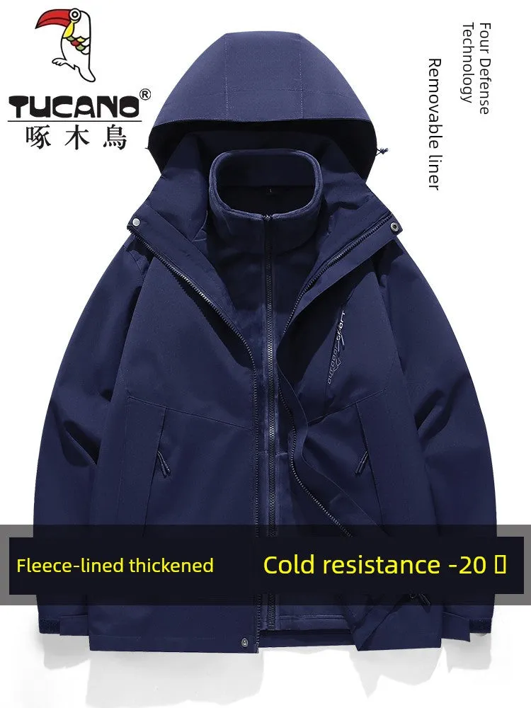 Coats / Jackets: by Tucano. 3-in-1 Jacket. Men and Women Sizes. Autumn and Winter Fleece-lined. Thick Jacket
