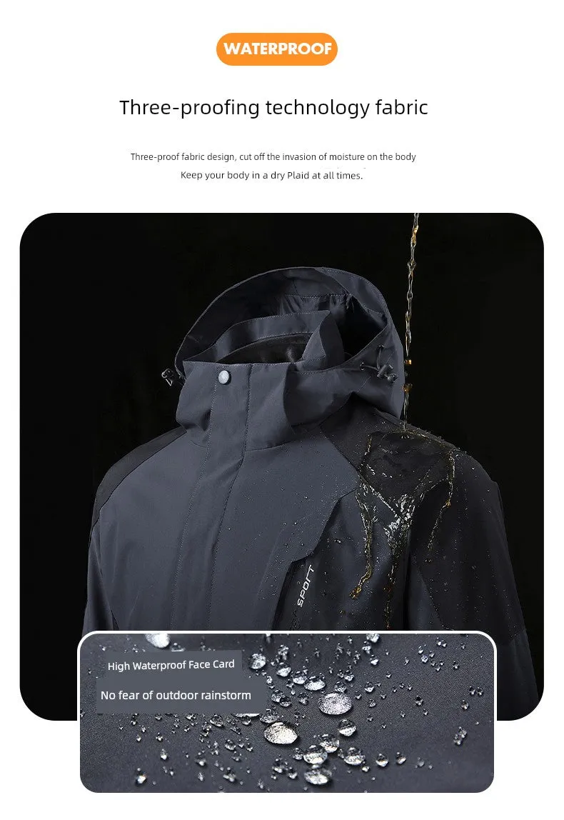 Coats / Jackets: by Tucano. 3-in-1 Jacket. Men and Women Sizes. Autumn and Winter Fleece-lined. Thick Jacket