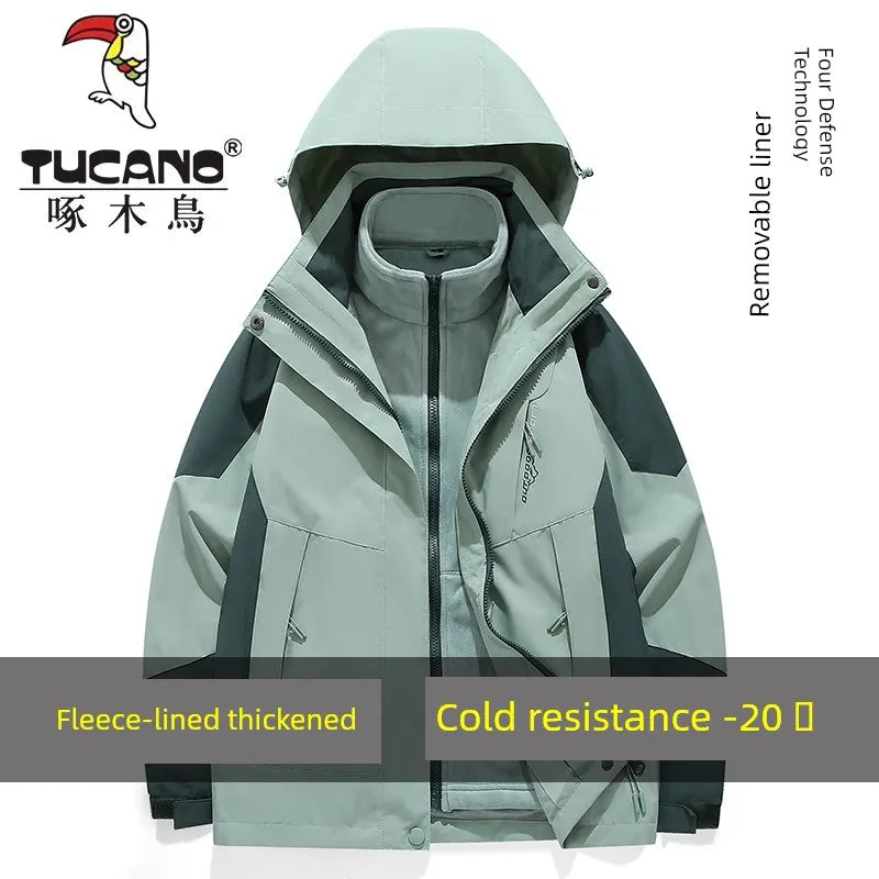 Coats / Jackets: by Tucano. 3-in-1 Jacket. Men and Women Sizes. Autumn and Winter Fleece-lined. Thick Jacket