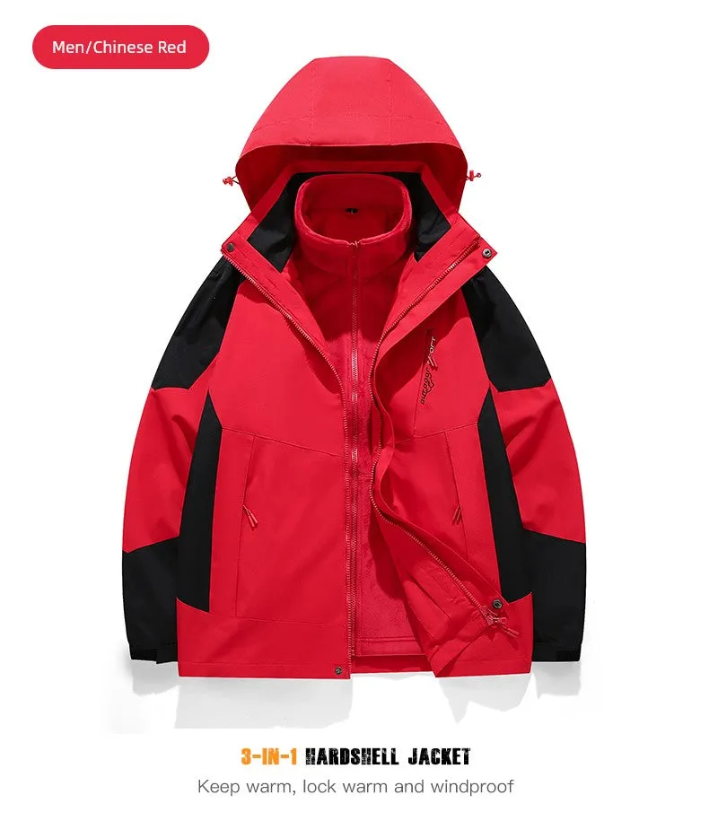 Coats / Jackets: by Tucano. 3-in-1 Jacket. Men and Women Sizes. Autumn and Winter Fleece-lined. Thick Jacket