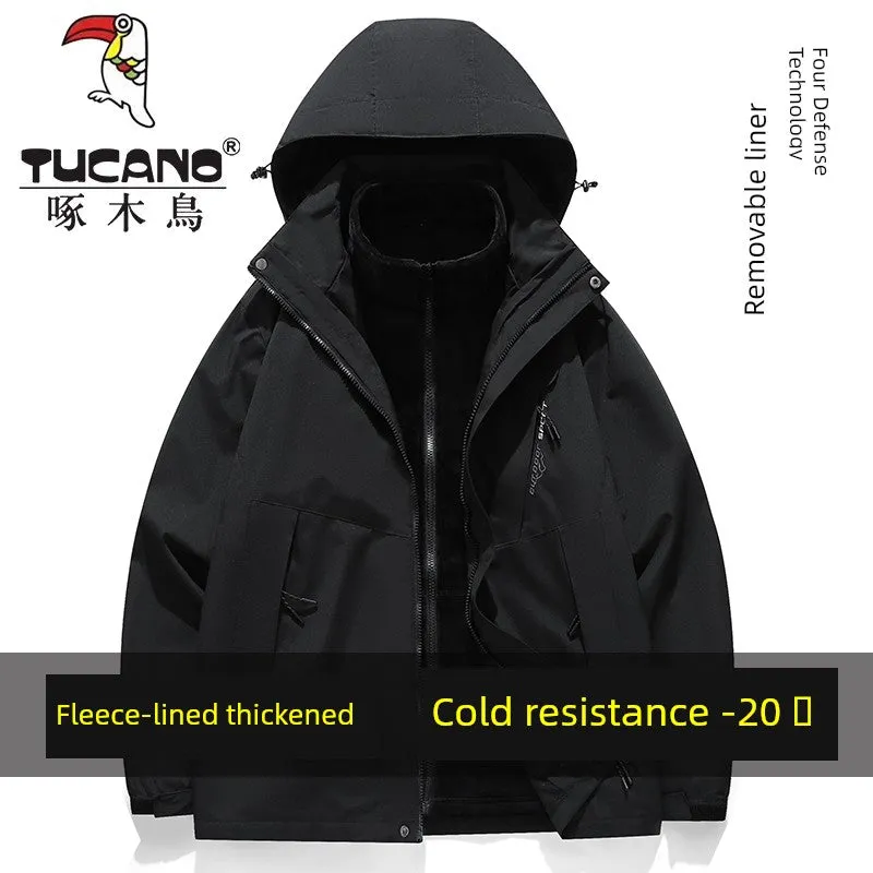 Coats / Jackets: by Tucano. 3-in-1 Jacket. Men and Women Sizes. Autumn and Winter Fleece-lined. Thick Jacket