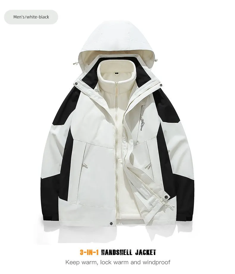 Coats / Jackets: by Tucano. 3-in-1 Jacket. Men and Women Sizes. Autumn and Winter Fleece-lined. Thick Jacket