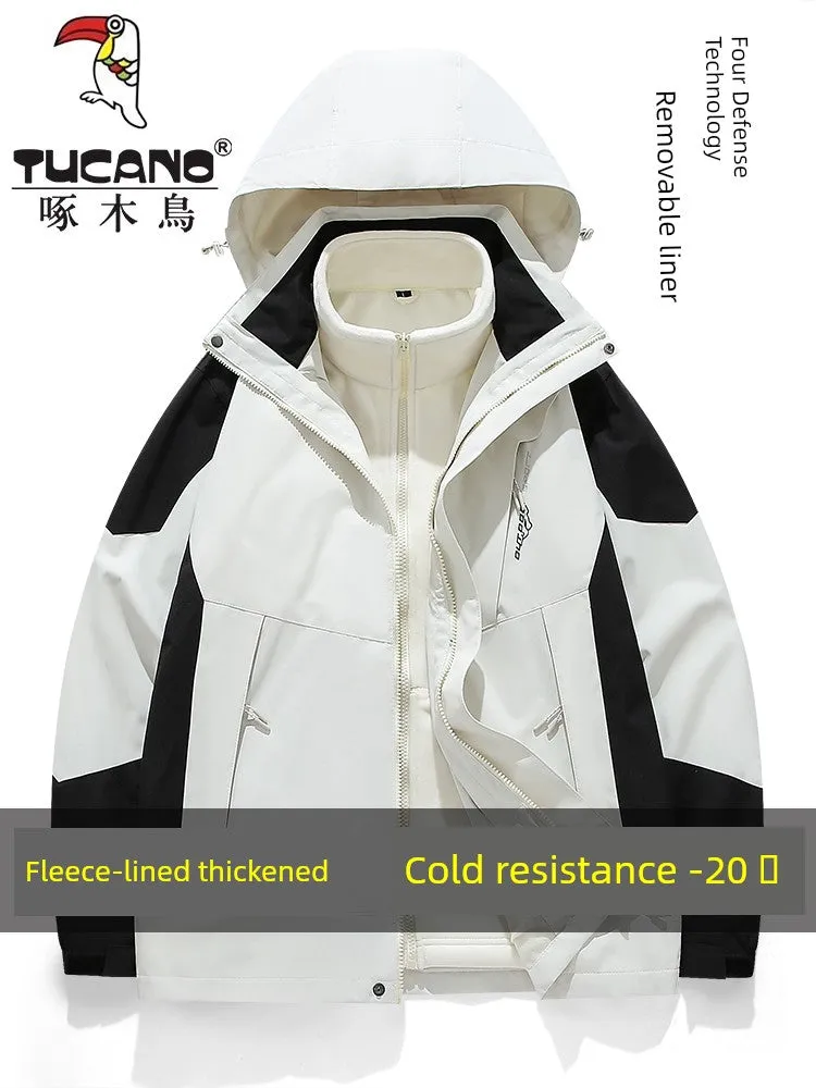 Coats / Jackets: by Tucano. 3-in-1 Jacket. Men and Women Sizes. Autumn and Winter Fleece-lined. Thick Jacket