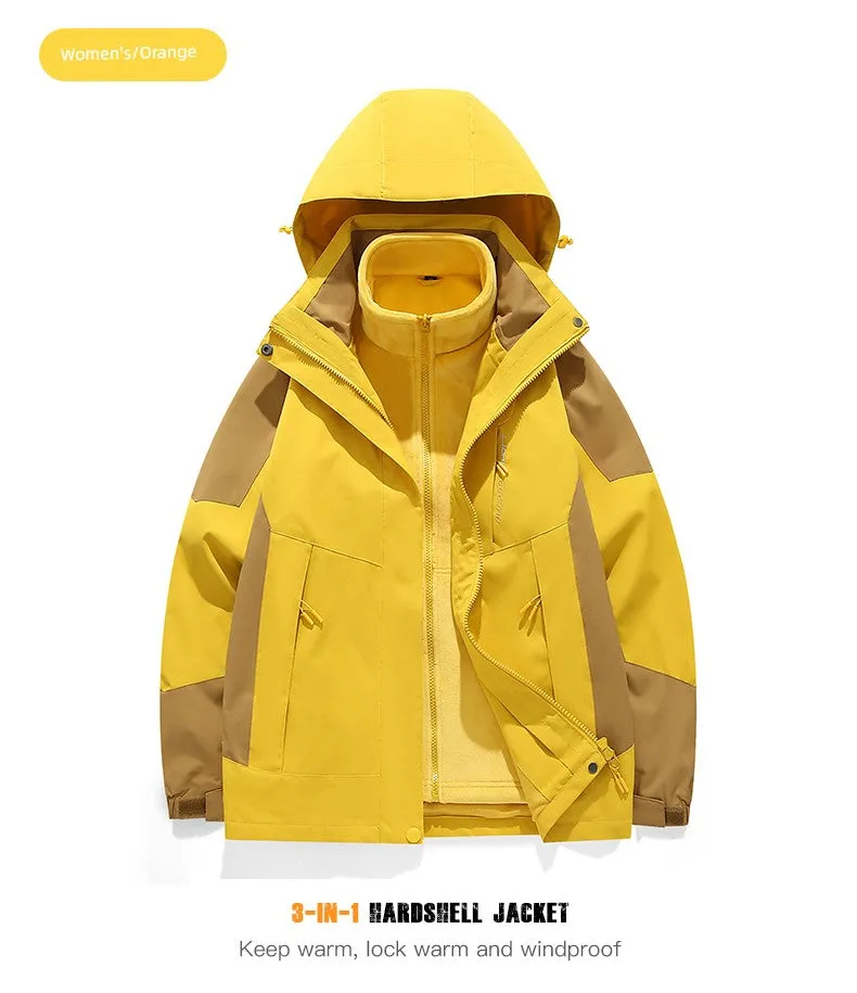 Coats / Jackets: by Tucano. 3-in-1 Jacket. Men and Women Sizes. Autumn and Winter Fleece-lined. Thick Jacket