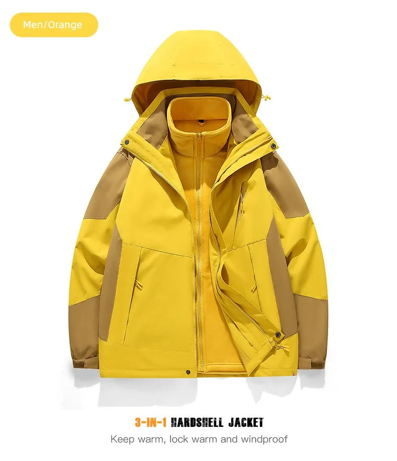 Coats / Jackets: by Tucano. 3-in-1 Jacket. Men and Women Sizes. Autumn and Winter Fleece-lined. Thick Jacket