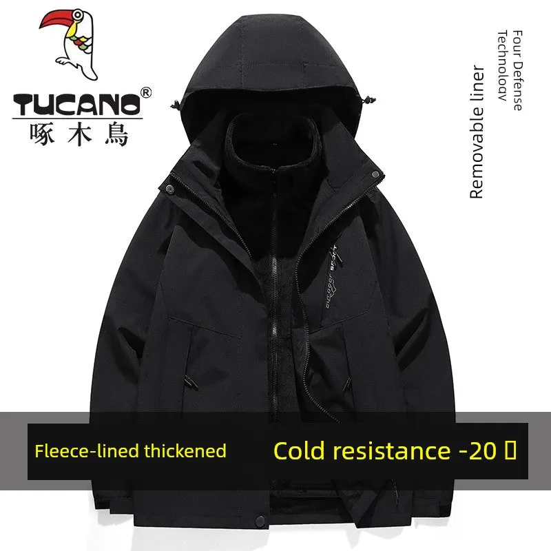 Coats / Jackets: by Tucano. 3-in-1 Jacket. Men and Women Sizes. Autumn and Winter Fleece-lined. Thick Jacket