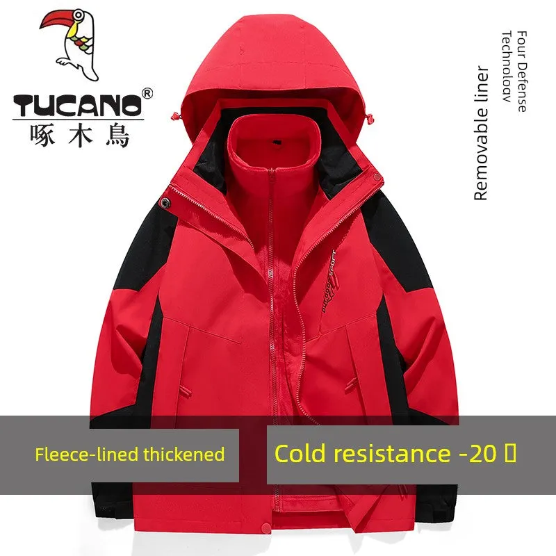 Coats / Jackets: by Tucano. 3-in-1 Jacket. Men and Women Sizes. Autumn and Winter Fleece-lined. Thick Jacket