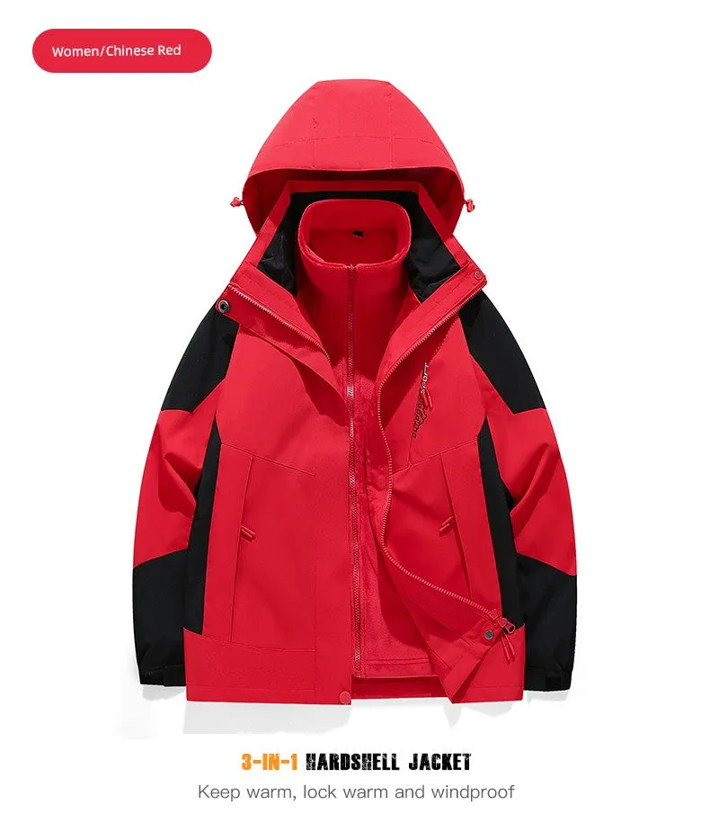 Coats / Jackets: by Tucano. 3-in-1 Jacket. Men and Women Sizes. Autumn and Winter Fleece-lined. Thick Jacket