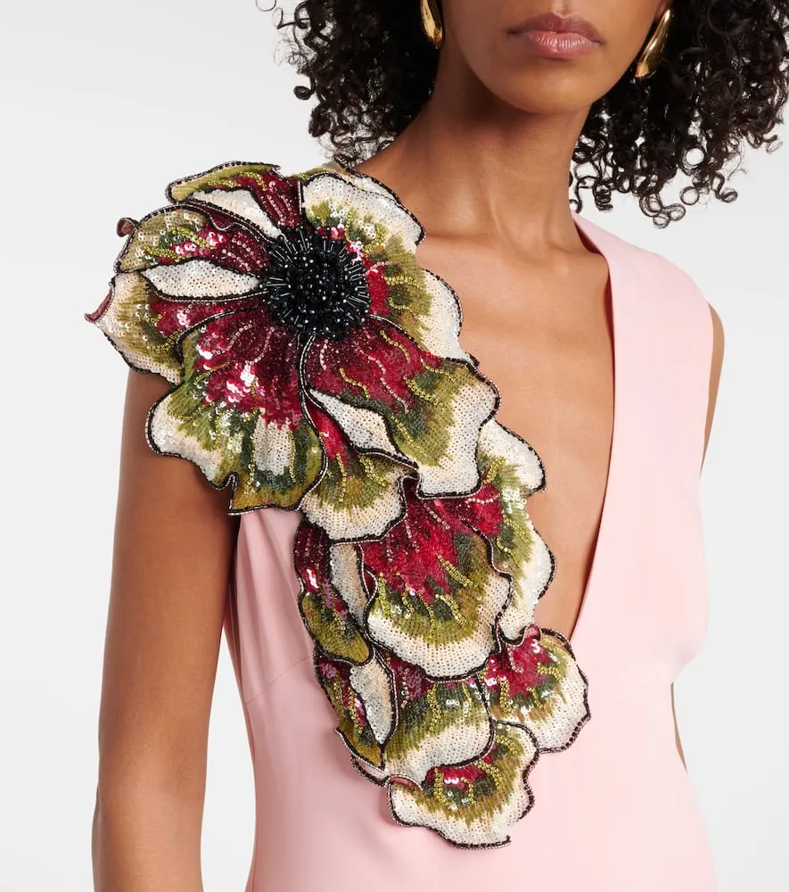Costarellos Cr√É¬™pe gown