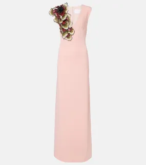 Costarellos Cr√É¬™pe gown