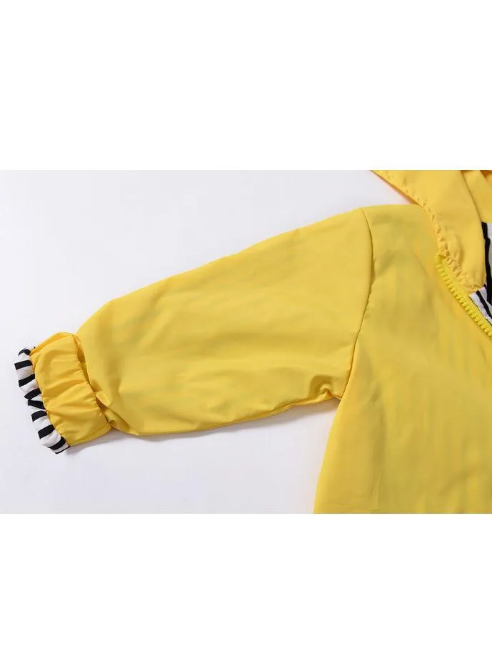 Cute Dinosaur Style Fall Outdoor Hooded Jacket