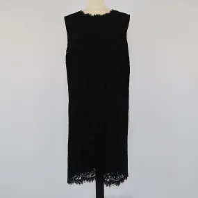Dolce & Gabbana Black Lace Shift Dress
