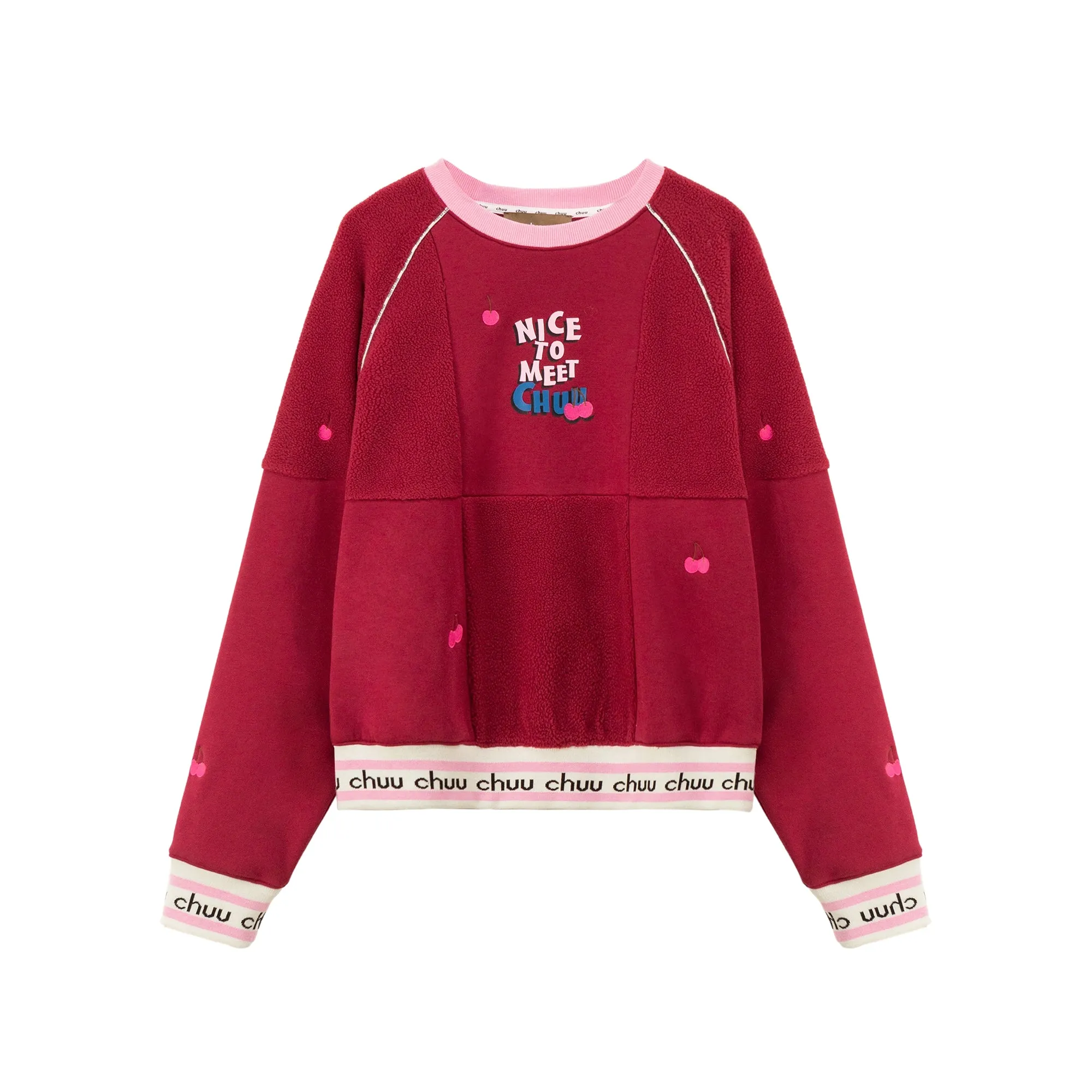 Extra Real Fleece Loose Fit Raglan Sweatshirt