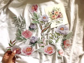 FLORAL STICKERS (pack)