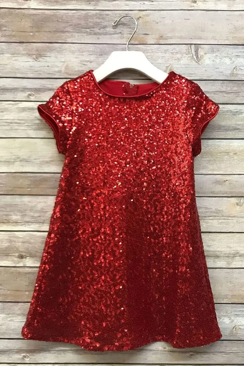 Glamorous Sequin Shift Dress Silver