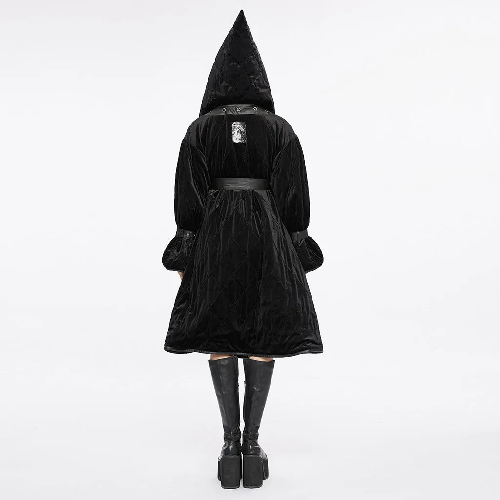 Gothic witch hoodie double side wear hooded Jacket OPY-714XCF