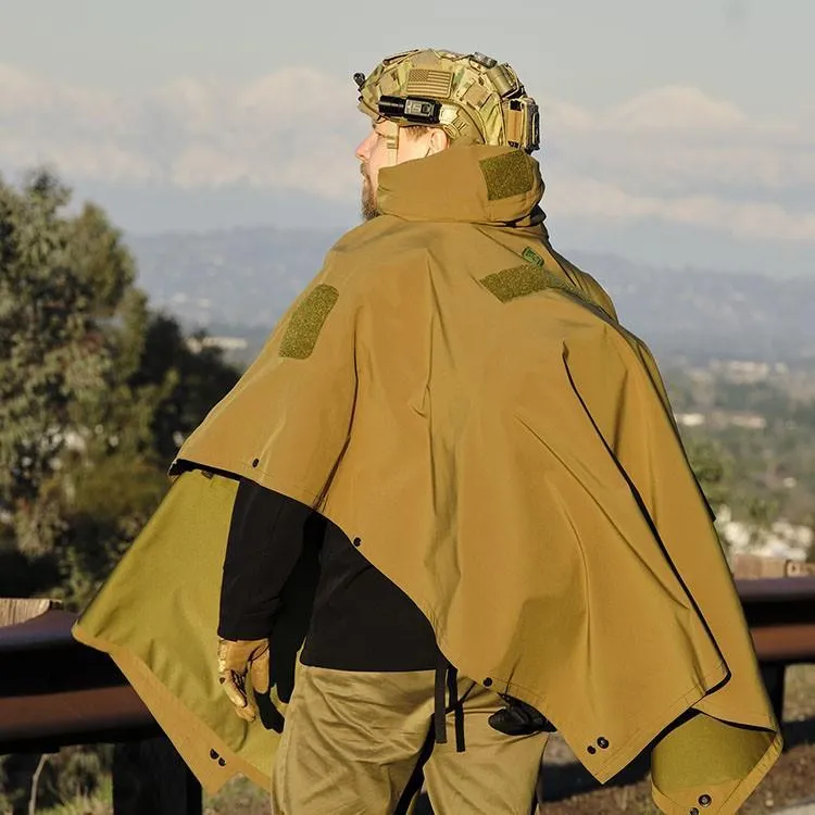 Hazard 4 Poncho Villa 2020 Version Technical Soft-Shell Poncho Coyote