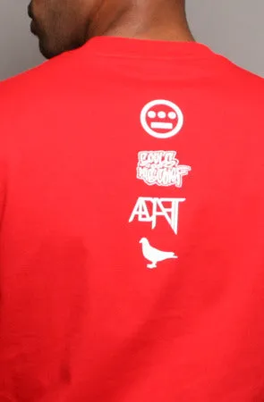 Hieroglyphics X Adapt :: 93 'til (Men's Red Tee)