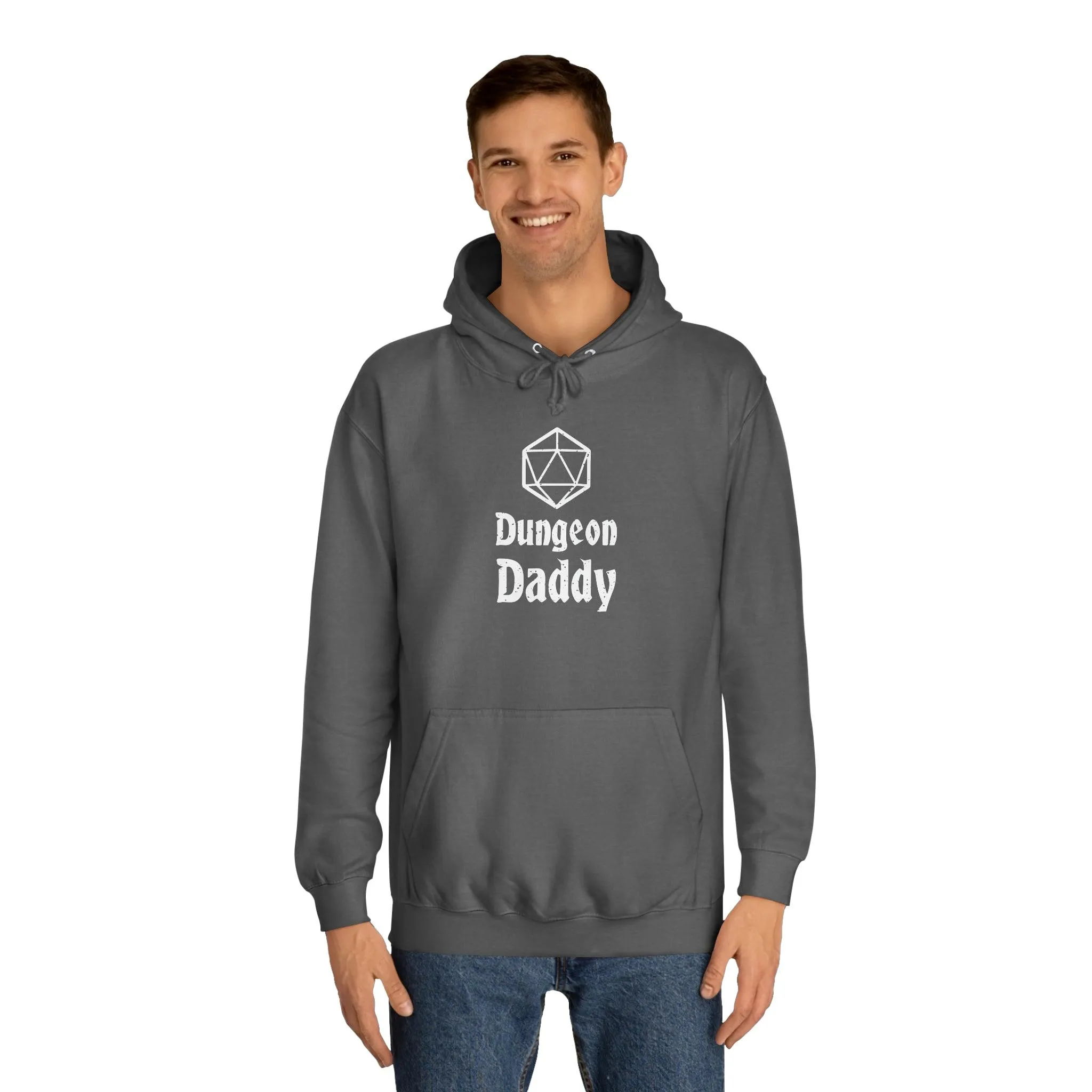 Hoodie, Dungeon Daddy D20 Dice - Ultimate DnD Merch for the Game Master