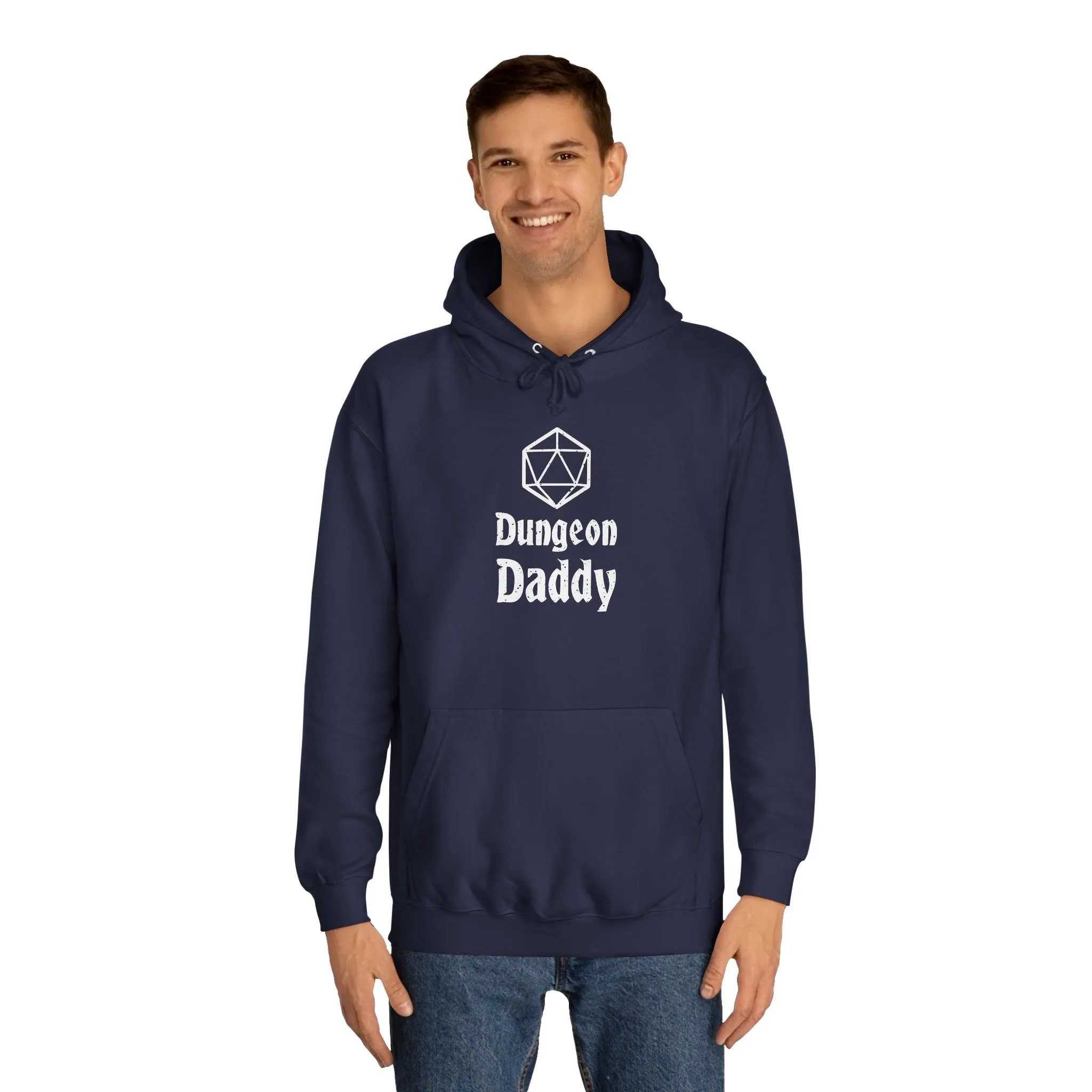 Hoodie, Dungeon Daddy D20 Dice - Ultimate DnD Merch for the Game Master
