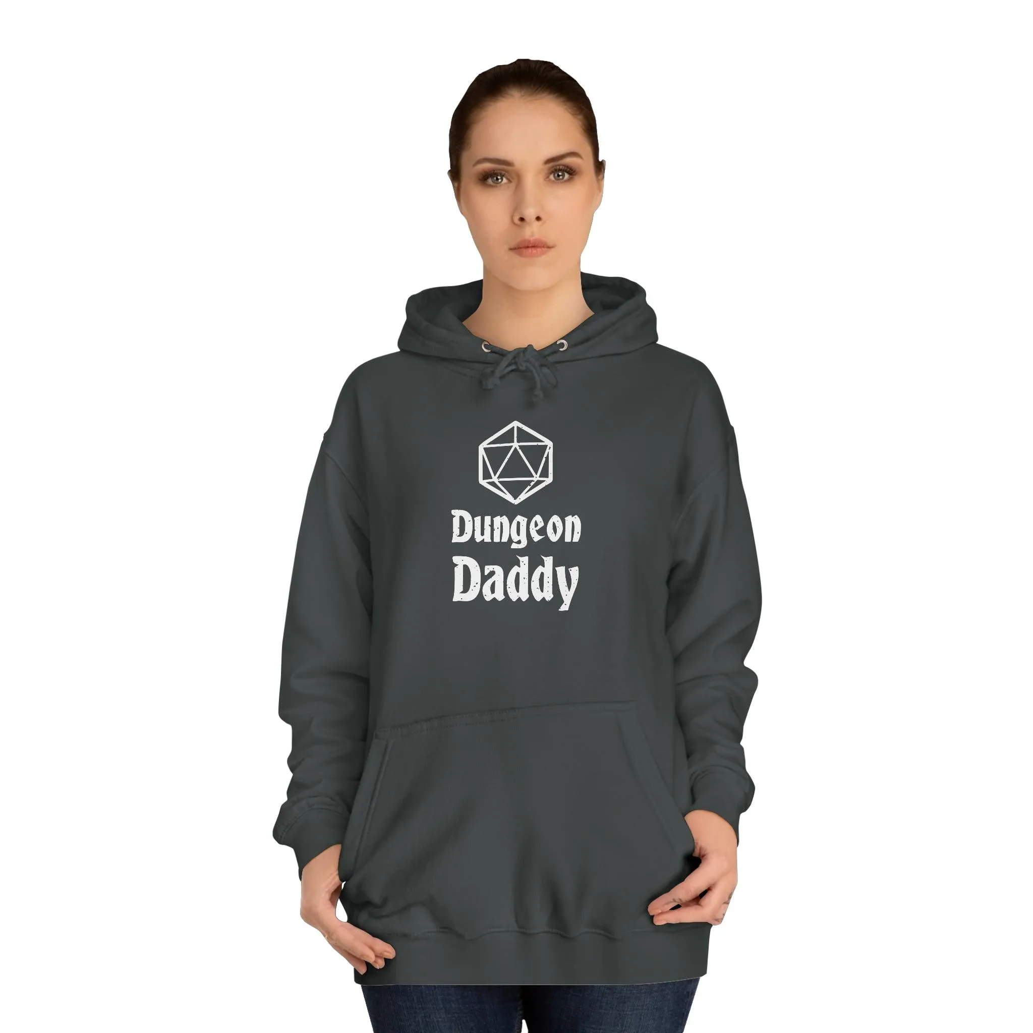 Hoodie, Dungeon Daddy D20 Dice - Ultimate DnD Merch for the Game Master