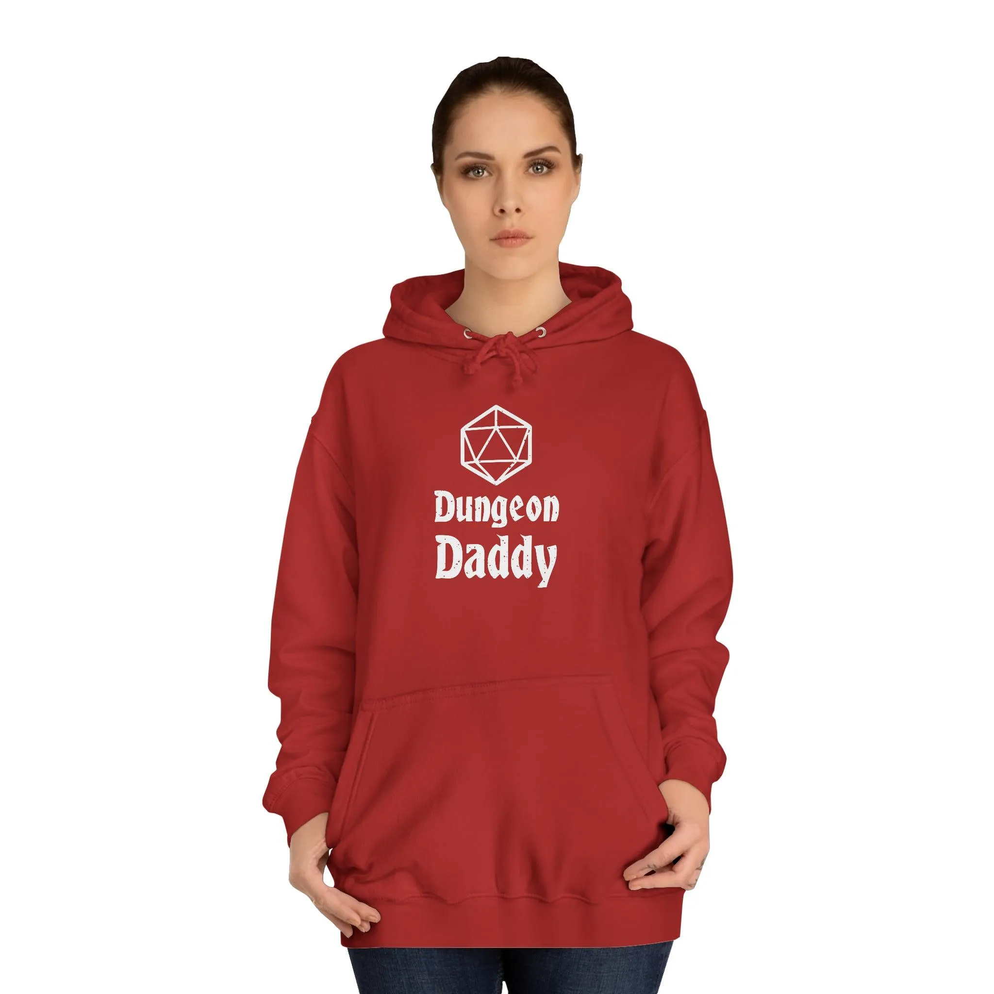 Hoodie, Dungeon Daddy D20 Dice - Ultimate DnD Merch for the Game Master