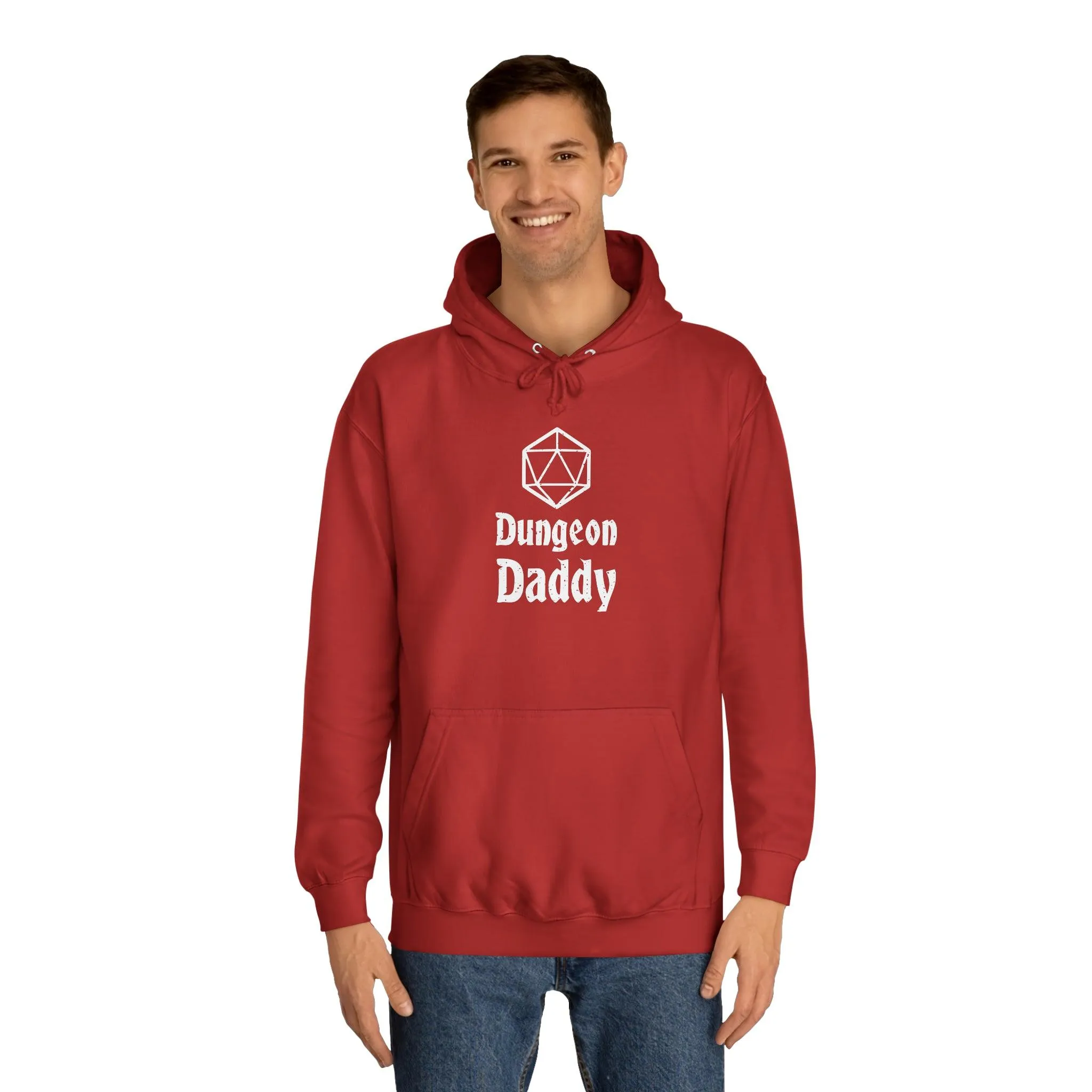 Hoodie, Dungeon Daddy D20 Dice - Ultimate DnD Merch for the Game Master