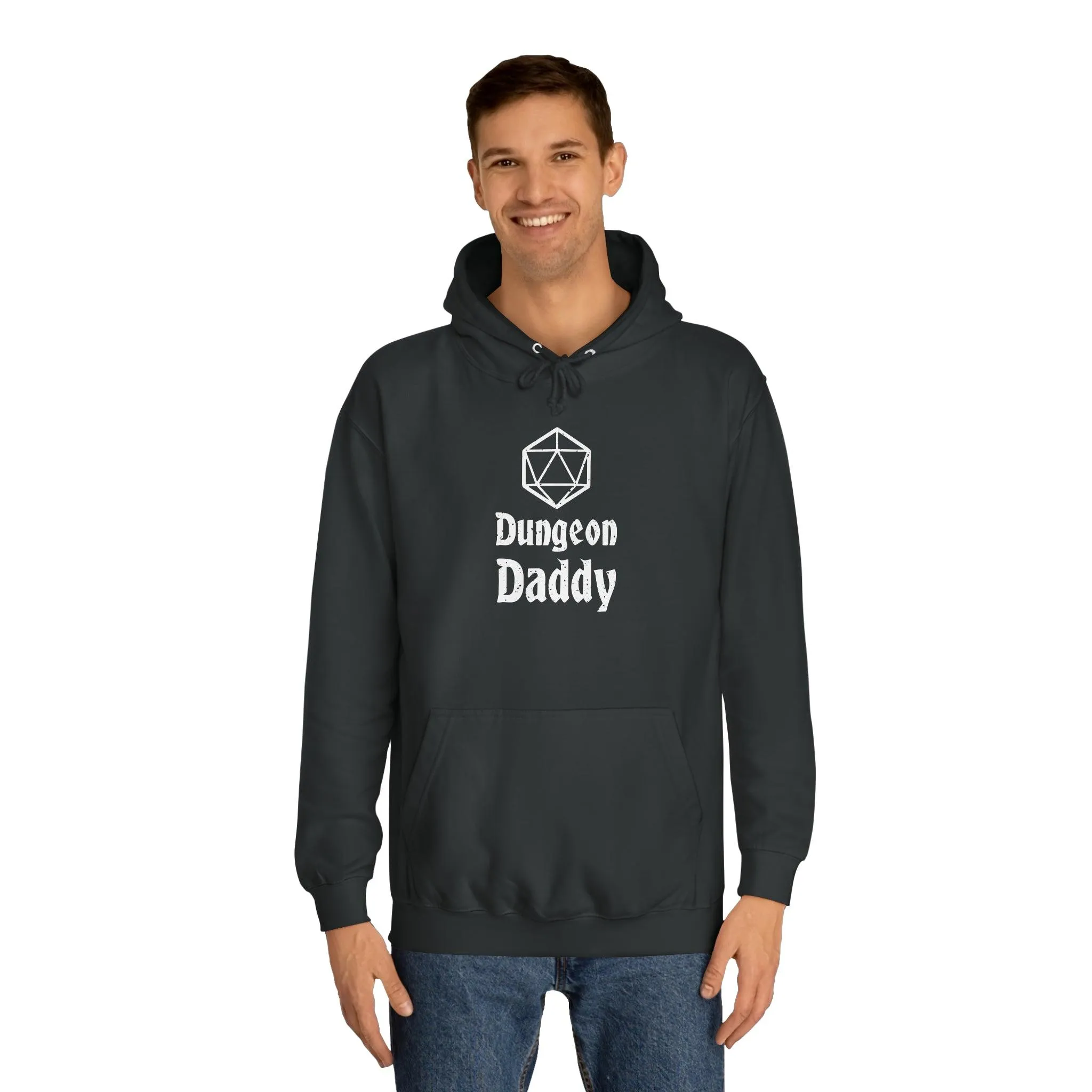 Hoodie, Dungeon Daddy D20 Dice - Ultimate DnD Merch for the Game Master