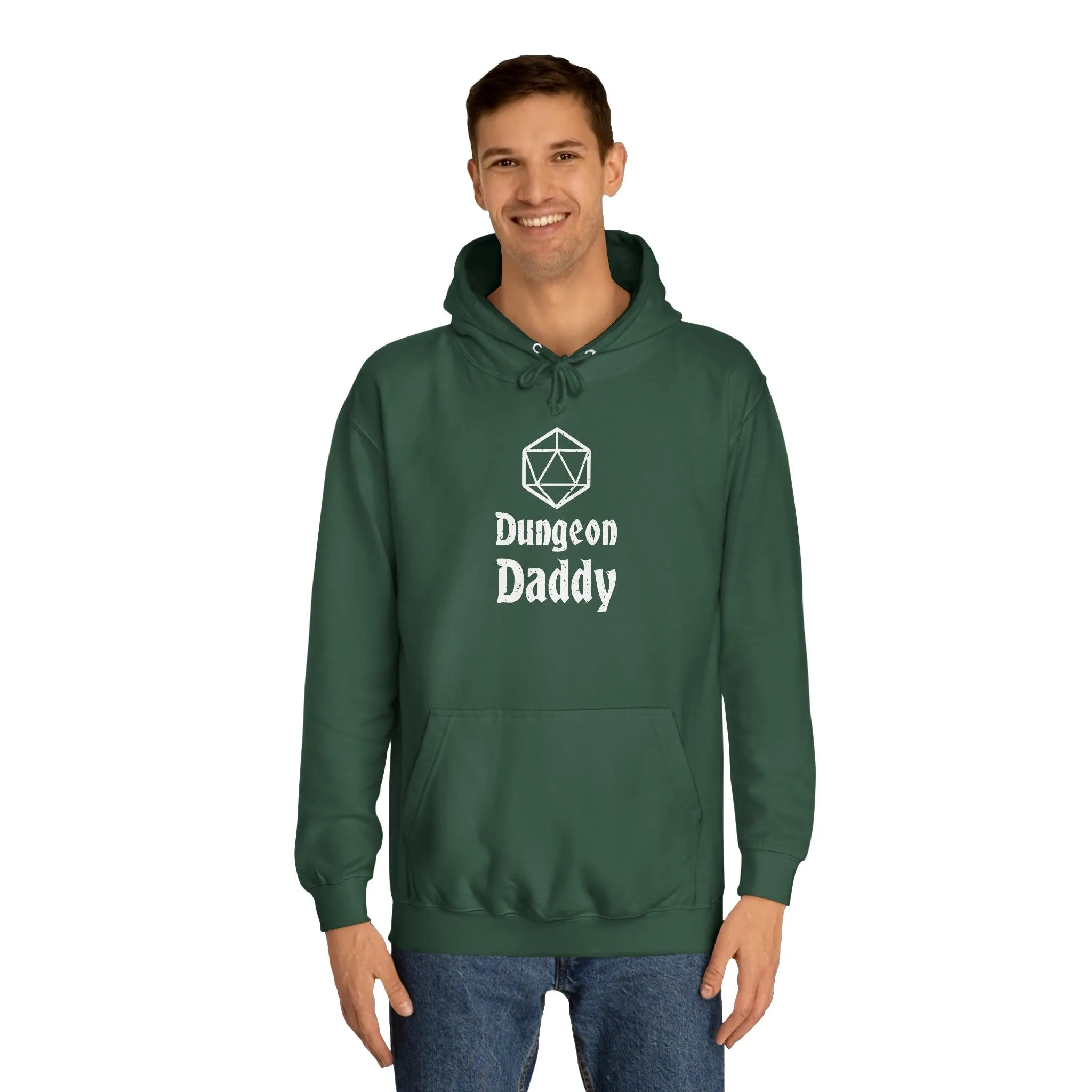 Hoodie, Dungeon Daddy D20 Dice - Ultimate DnD Merch for the Game Master