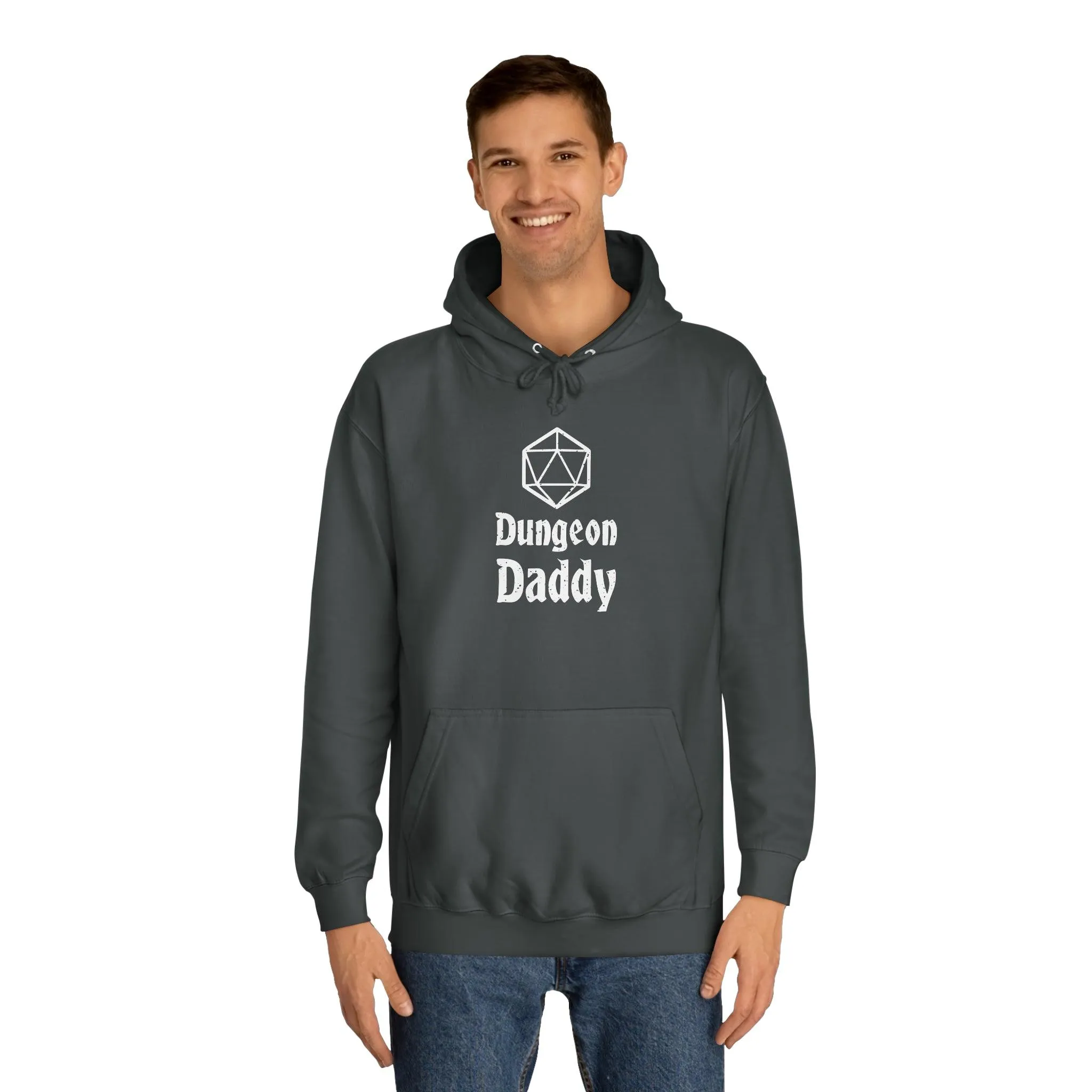 Hoodie, Dungeon Daddy D20 Dice - Ultimate DnD Merch for the Game Master
