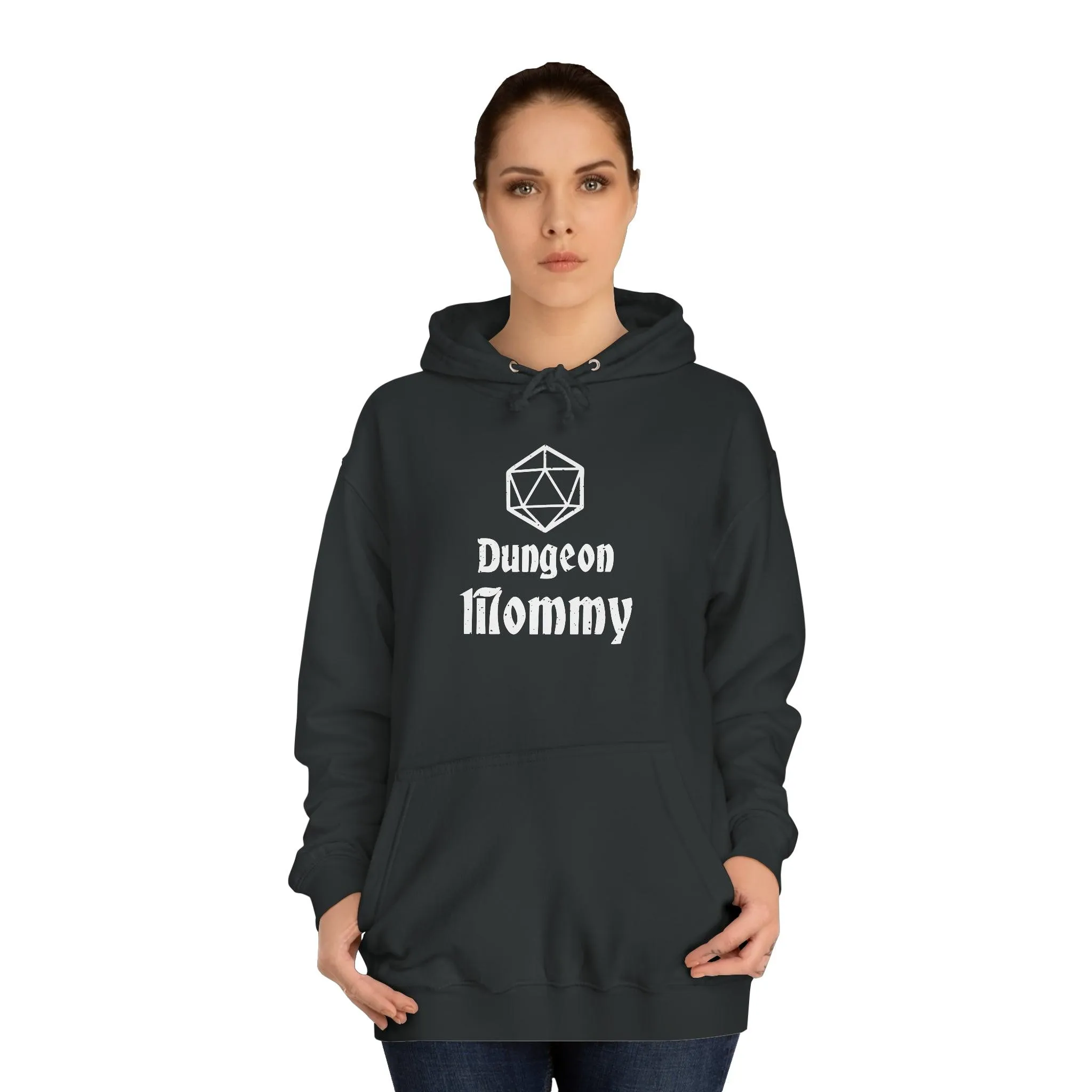 Hoodie, Dungeon Mommy D20 Dice - Ultimate DnD Merch for the Game Master