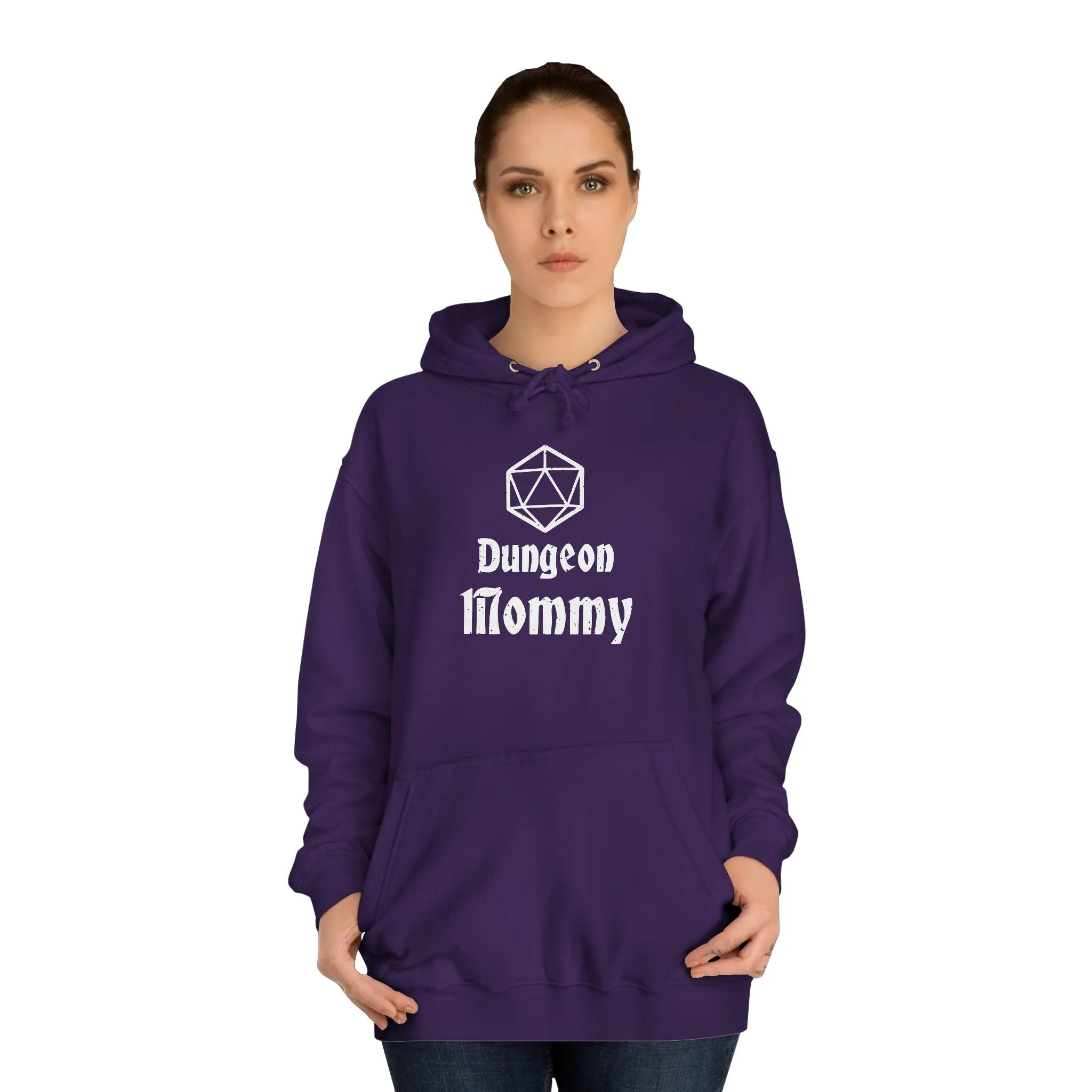 Hoodie, Dungeon Mommy D20 Dice - Ultimate DnD Merch for the Game Master