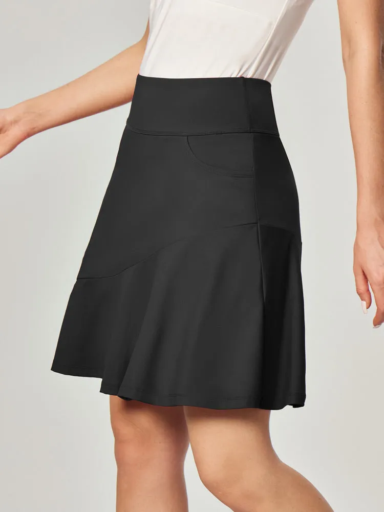 IUGA 20" Knee Length Skirts for Women with Pockets