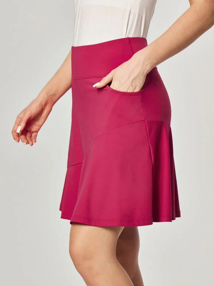 IUGA 20" Knee Length Skirts for Women with Pockets