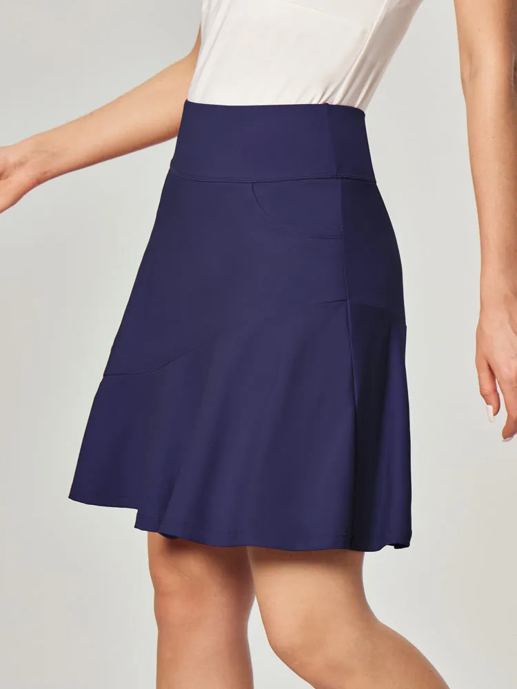 IUGA 20" Knee Length Skirts for Women with Pockets