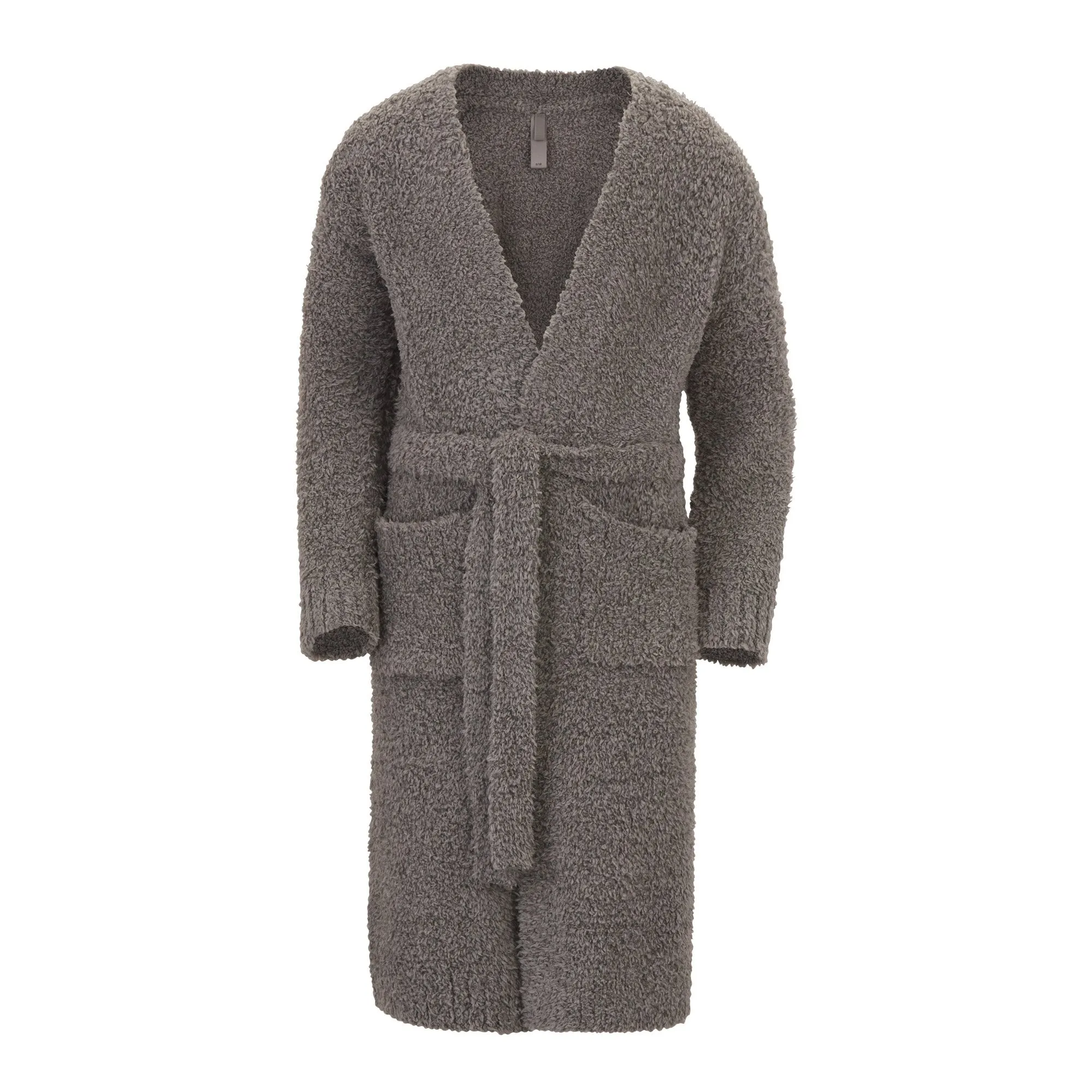 KIDS COZY KNIT ROBE | SMOKE