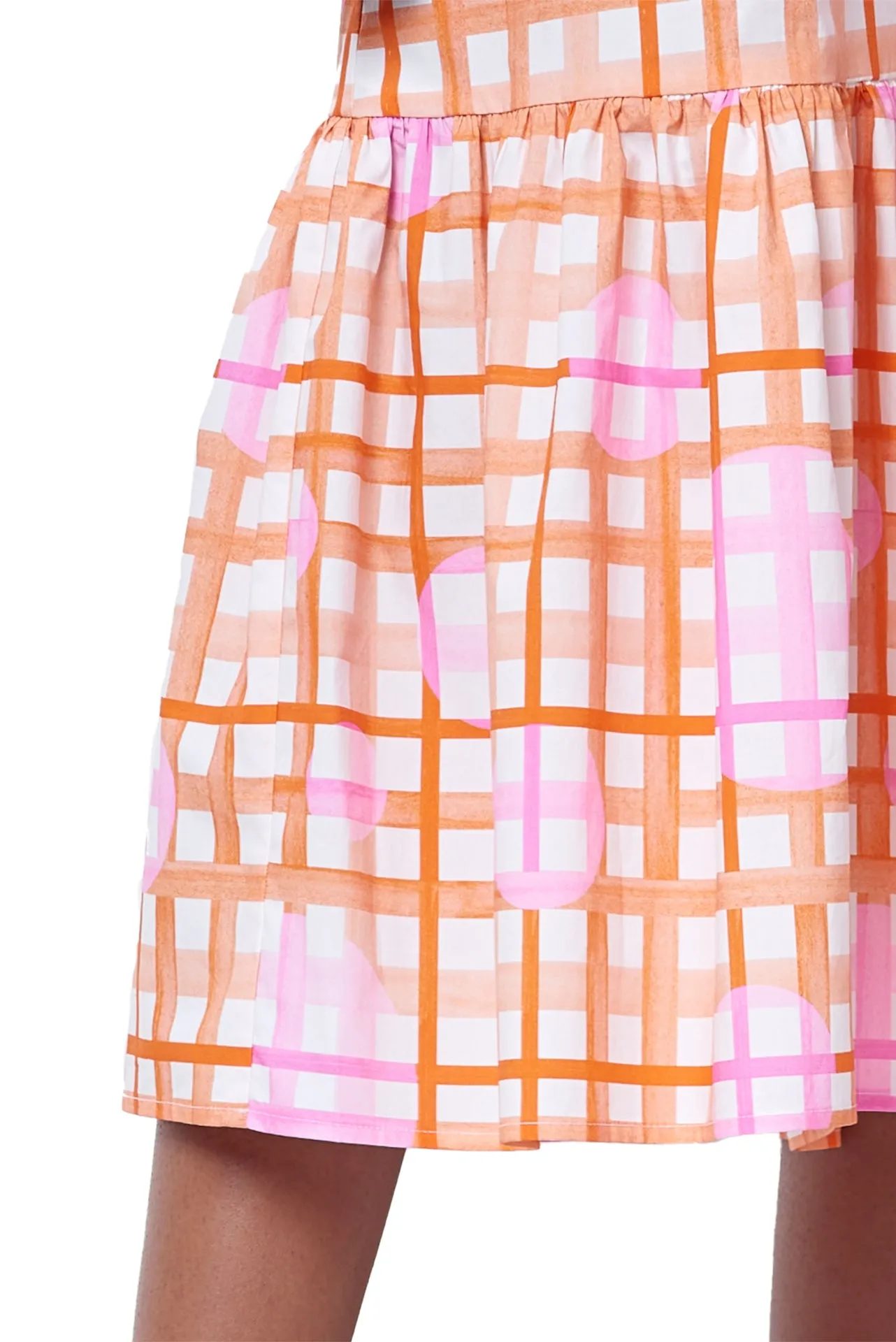 KORA DRESS - Plaid print