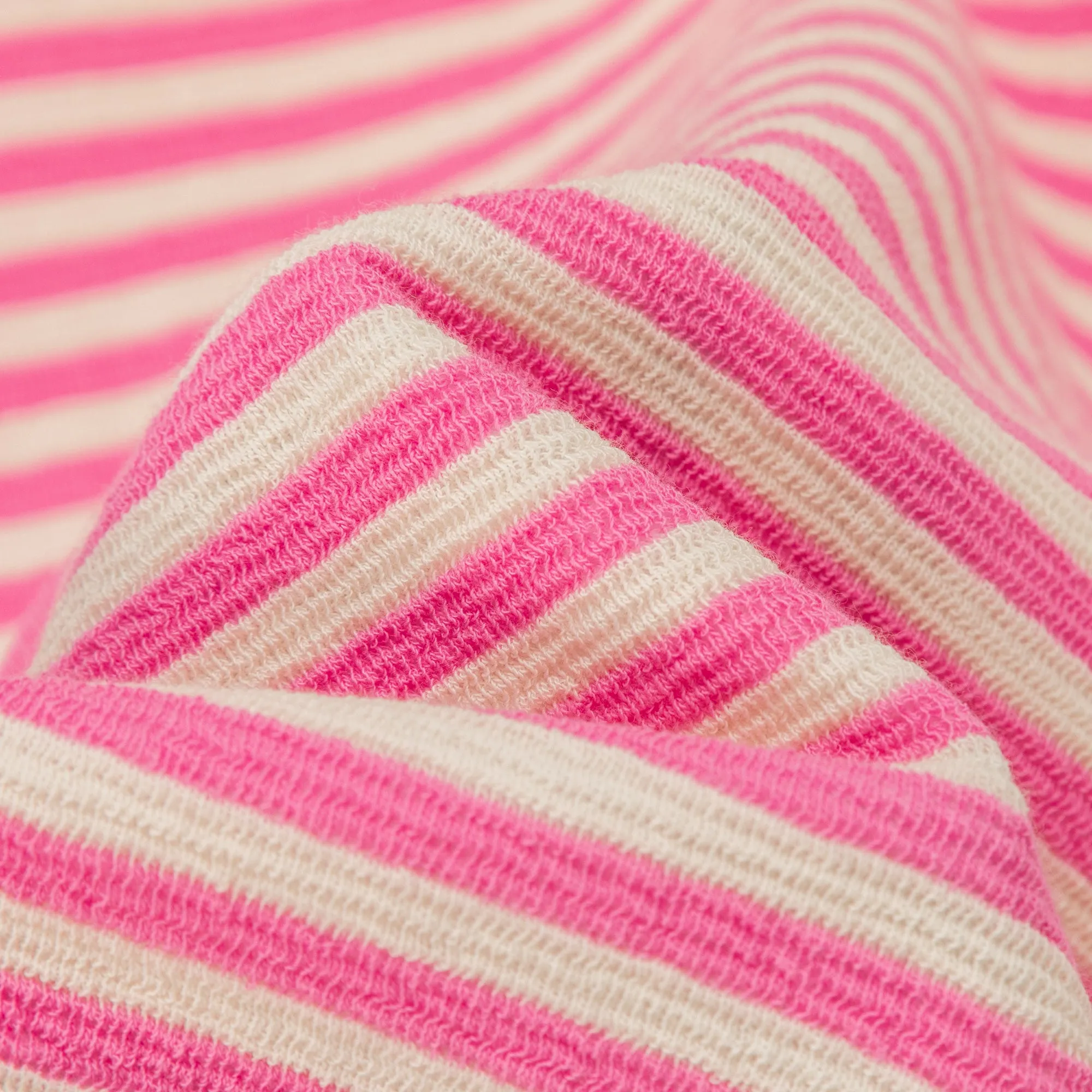 Logo Striped Loose Hoodie