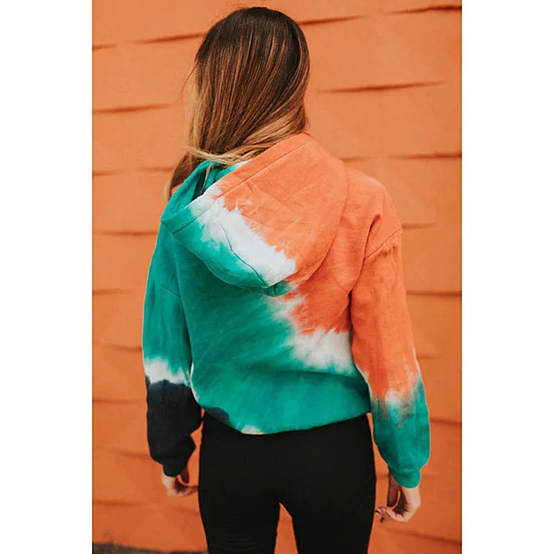 Loose Casual Sports Long-Sleeved Hooded Sweater