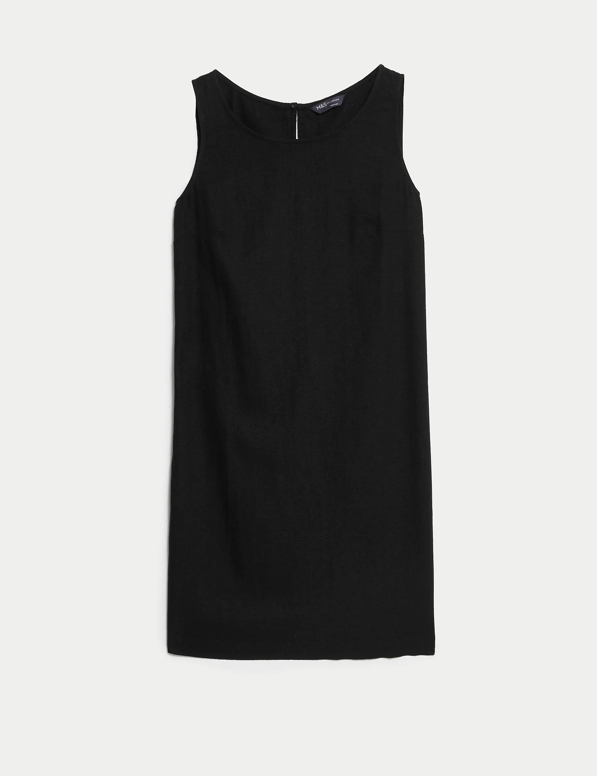 Marks & Spencer Knee Length Shift Dress, Black